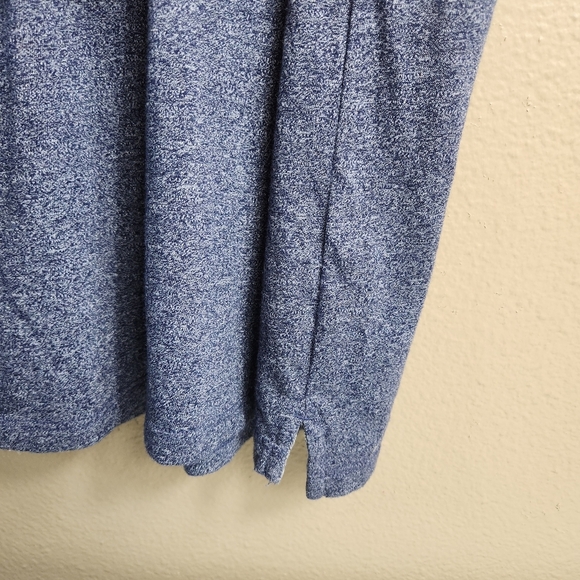 Banana Republic Mens |M| Navy/Gray Heather Quick Dry Performance Polo - Picture 5 of 8